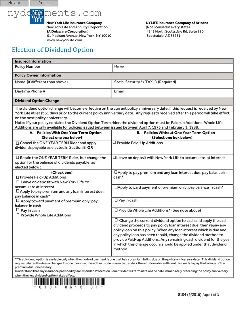 New York 8104 Template