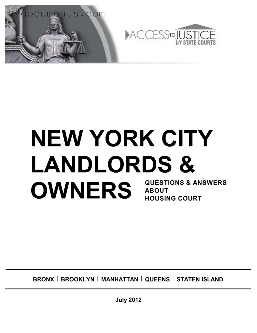 New York Landlord Template