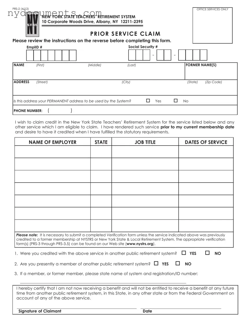 New York Prs 2 Template