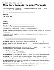Valid  Loan Agreement Template for New York